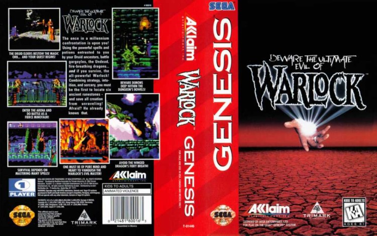 Warlock - Sega Genesis | VideoGameX