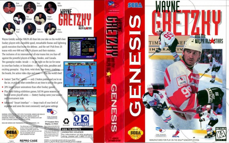 Wayne Gretzky Hockey and the NHLPA All-Stars - Sega Genesis | VideoGameX