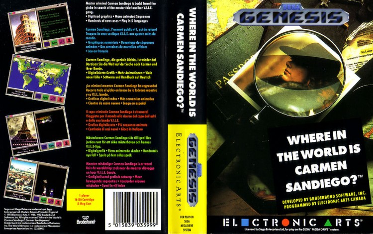 Where In The World is Carmen Sandiego? - Sega Genesis | VideoGameX