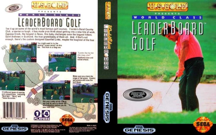 World Class Leaderboard Golf - Sega Genesis | VideoGameX