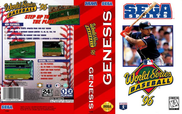 World Series Baseball '96 - Sega Genesis | VideoGameX