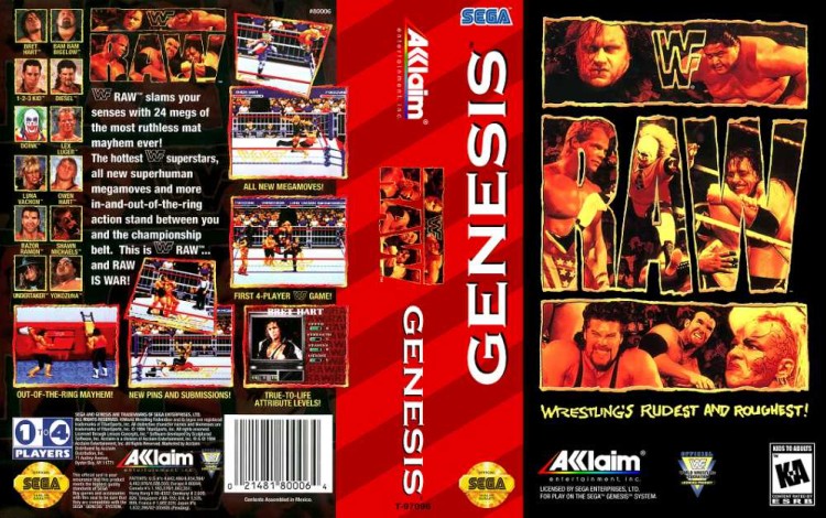 WWF Raw - Sega Genesis | VideoGameX