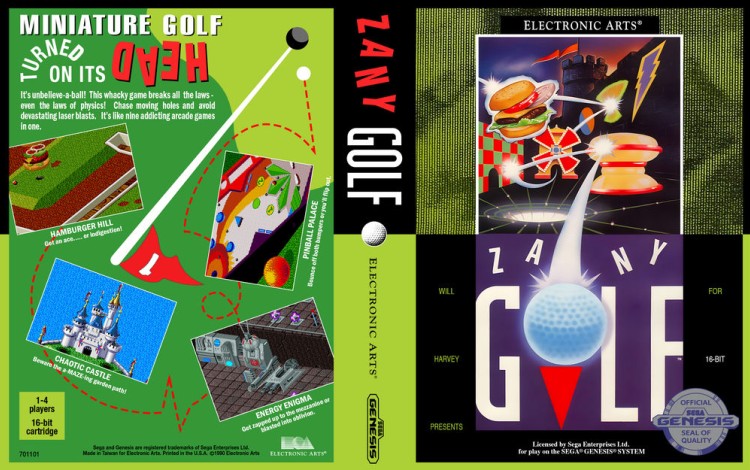 Zany Golf - Sega Genesis | VideoGameX