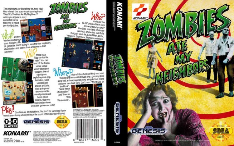 Zombies Ate My Neighbors - Sega Genesis | VideoGameX