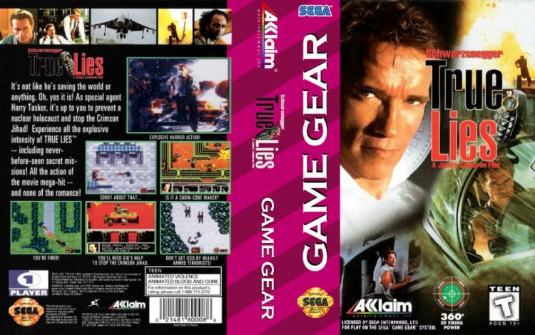 True Lies - Game Gear | VideoGameX