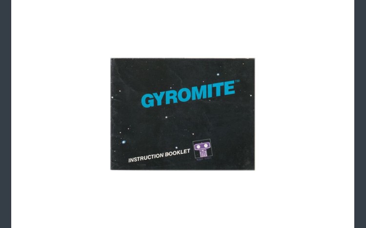 Gyromite Nintendo Instruction Manual - Manuals | VideoGameX