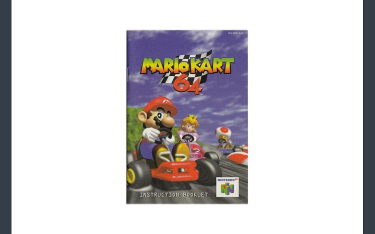 Mario Kart 64 Nintendo 64 Instruction Manual - Manuals | VideoGameX