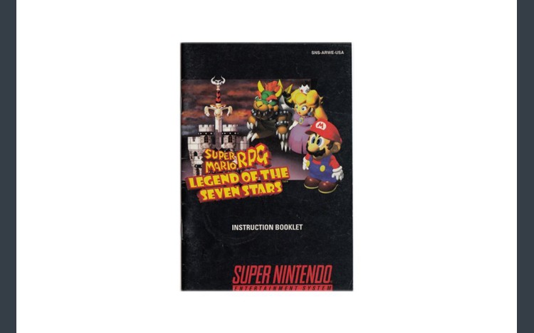 Super Mario RPG Super Nintendo Instruction Manual - Manuals | VideoGameX