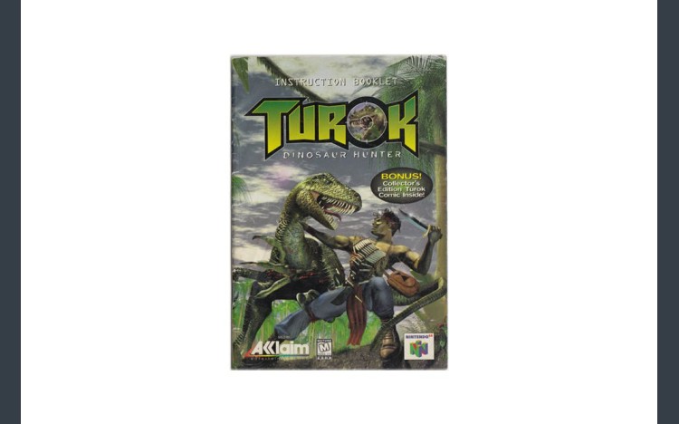 Turok: Dinosaur Hunter Nintendo 64 Instruction Manual - Manuals | VideoGameX