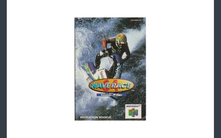 Wave Race 64 Nintendo 64 Instruction Manual - Manuals | VideoGameX