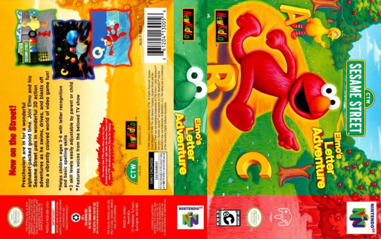 Sesame Street: Elmo's Letter Adventure - Nintendo 64 | VideoGameX