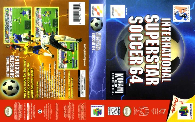 PES 1997: International Superstar Soccer 64 - Nintendo 64 | VideoGameX