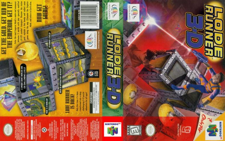 Lode Runner 3-D - Nintendo 64 | VideoGameX