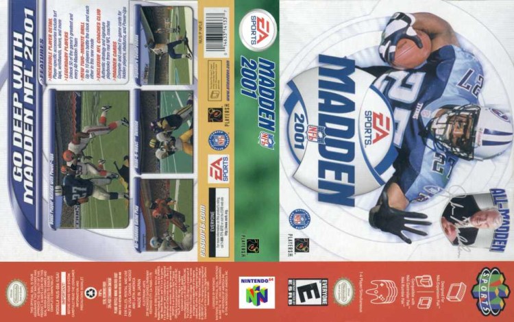 Madden NFL 2001 - Nintendo 64 | VideoGameX