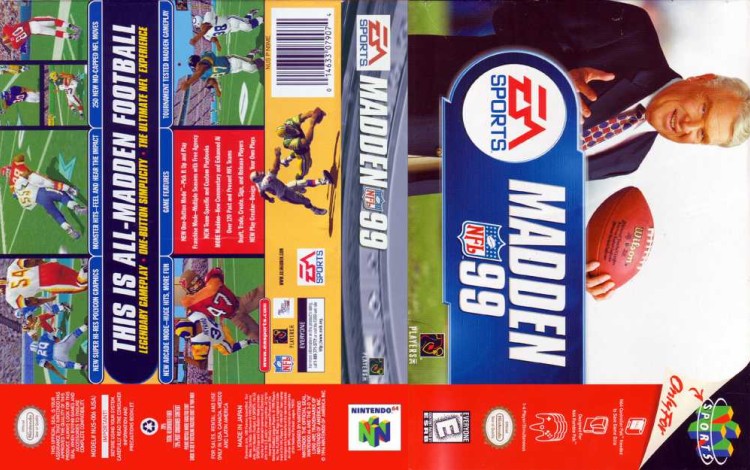 Madden NFL '99 - Nintendo 64 | VideoGameX