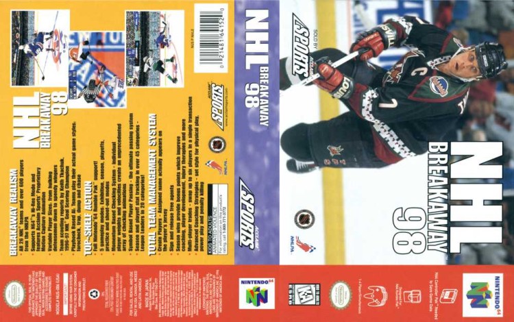 NHL Breakaway '98 - Nintendo 64 | VideoGameX