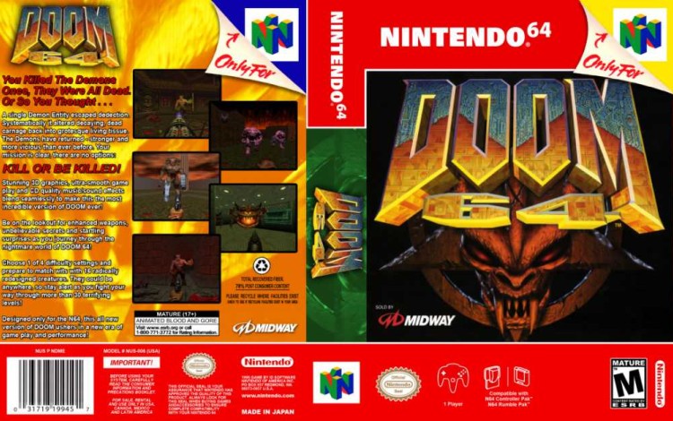 Doom 64 - Nintendo 64 | VideoGameX