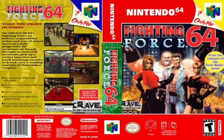 Fighting Force 64 - The Cutting Room Floor