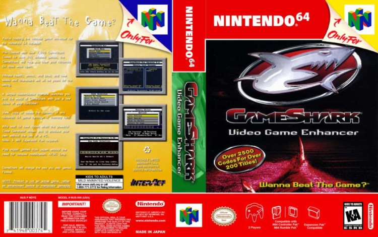 N64 Gameshark - Nintendo 64 | VideoGameX