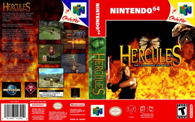 Hercules: The Legendary Journeys - Nintendo 64 | VideoGameX