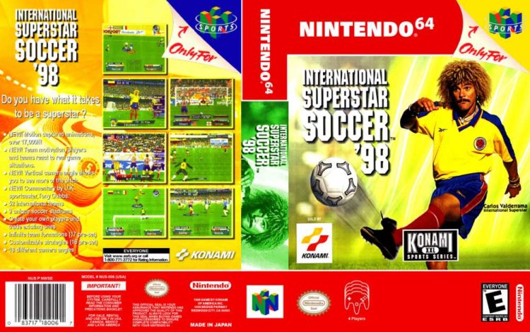 PES 1998: International Superstar Soccer - Nintendo 64 | VideoGameX