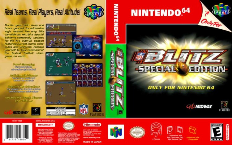 NFL Blitz Special Edition - Nintendo 64 | VideoGameX