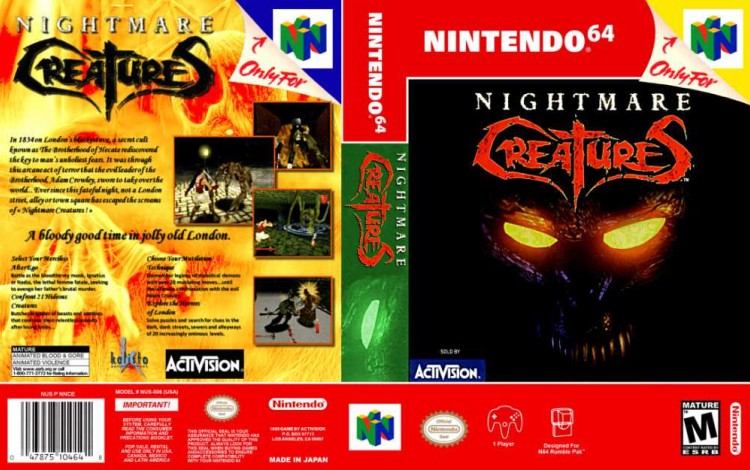Nightmare Creatures - Nintendo 64 | VideoGameX