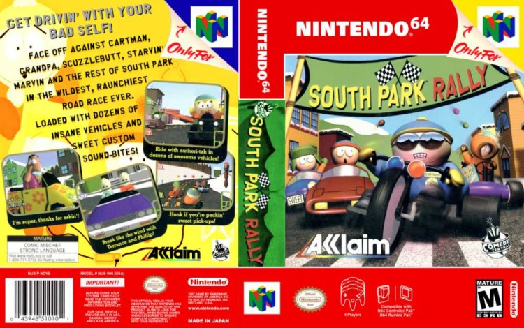 South Park Rally - Nintendo 64 | VideoGameX