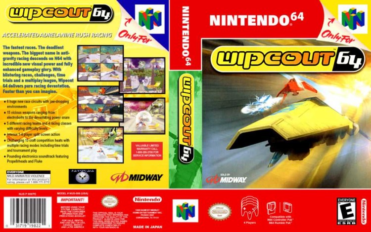 Wipeout 64 - Nintendo 64 | VideoGameX