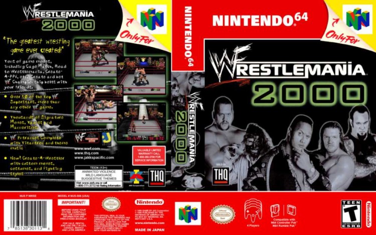 WWF Wrestlemania 2000 - Nintendo 64 | VideoGameX