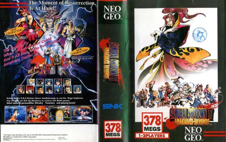 Samurai Shodown IV - Neo Geo AES | VideoGameX