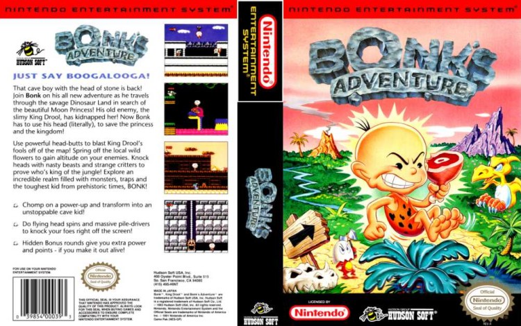 Bonk's Adventure - Nintendo NES | VideoGameX