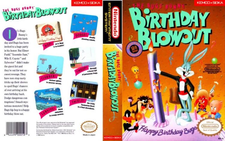 Bugs Bunny Birthday Blowout - Nintendo NES | VideoGameX