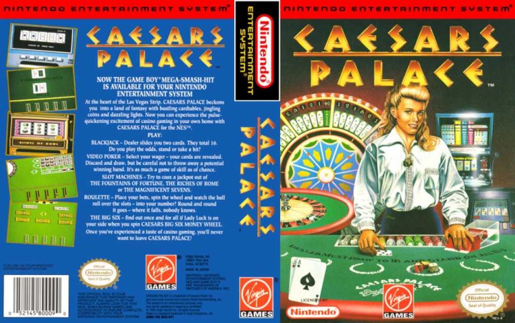 Caesars Palace - Nintendo NES | VideoGameX