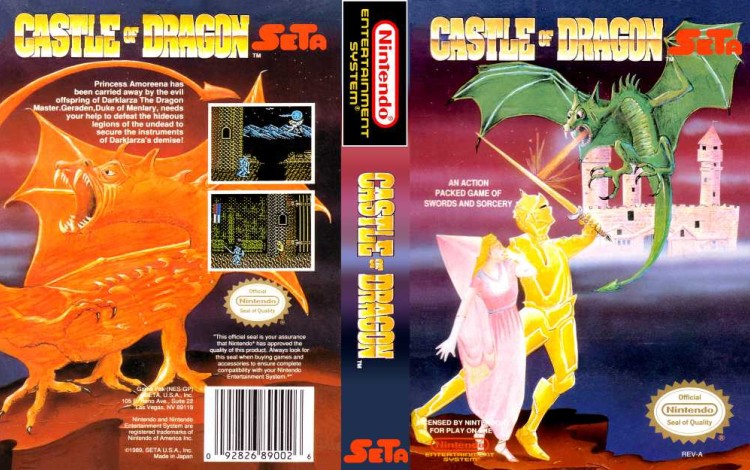 Castle of Dragon - Nintendo NES | VideoGameX