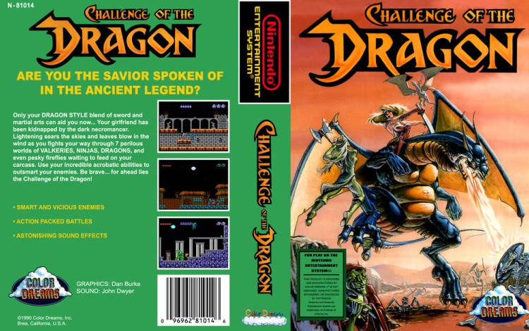 Challenge of the Dragon - Nintendo NES | VideoGameX