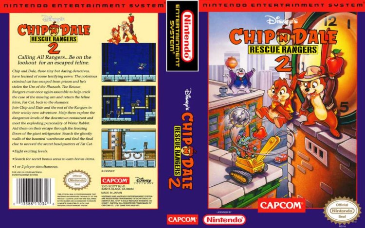 Chip 'n Dale Rescue Rangers 2 - Nintendo NES | VideoGameX