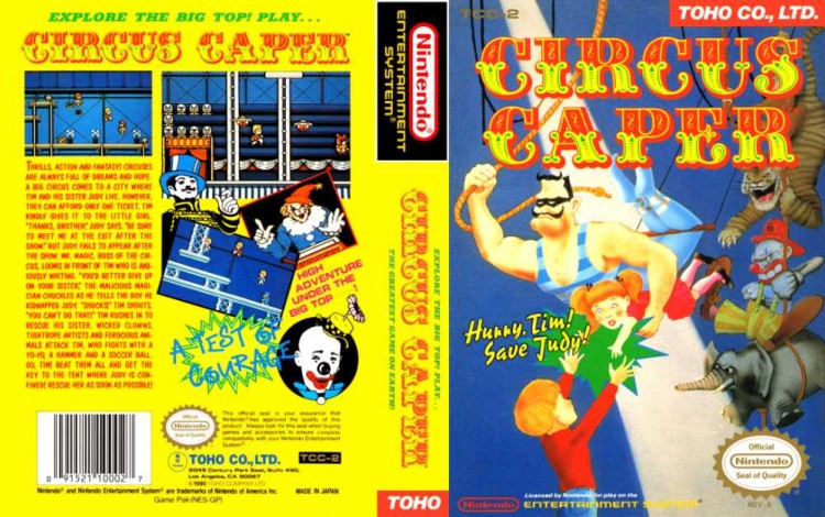 Circus Caper - Nintendo NES | VideoGameX