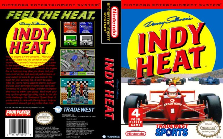 Danny Sullivan's Indy Heat - Nintendo NES | VideoGameX