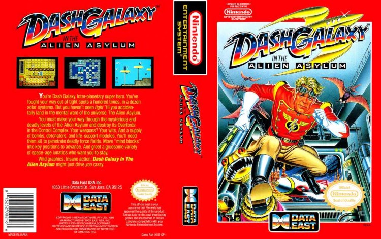 Dash Galaxy In The Alien Asylum - Nintendo NES | VideoGameX