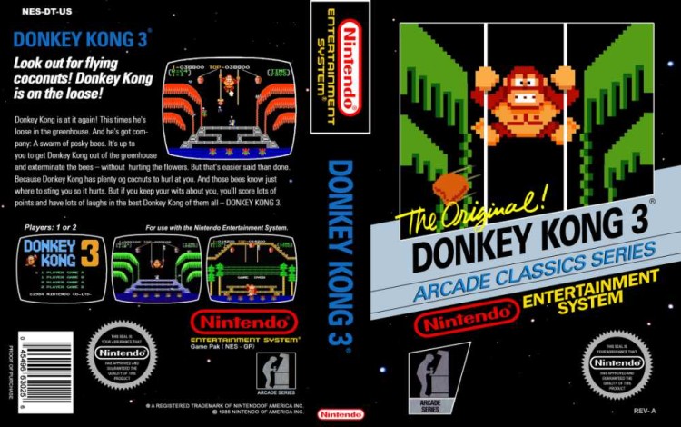 Donkey Kong 3 - Nintendo NES | VideoGameX