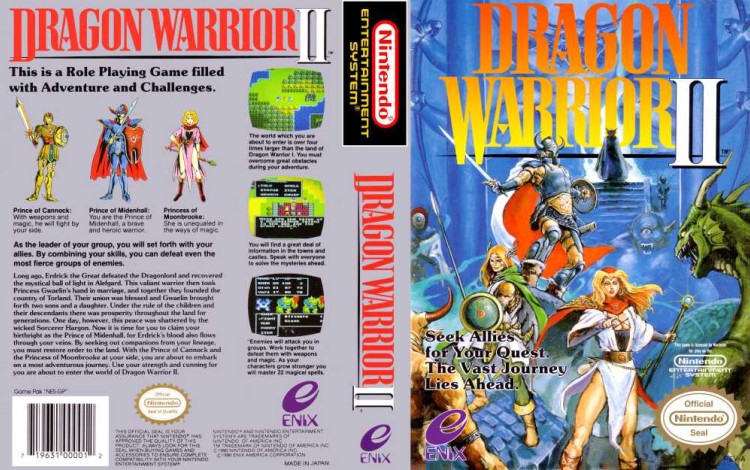 Dragon Warrior II - Nintendo NES | VideoGameX