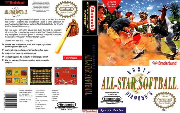 Dusty Diamond's All-Star Softball - Nintendo NES | VideoGameX