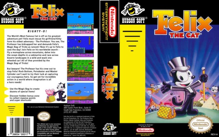 Felix the Cat - Nintendo NES | VideoGameX