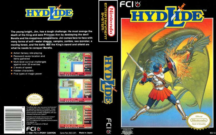 Hydlide - Nintendo NES | VideoGameX