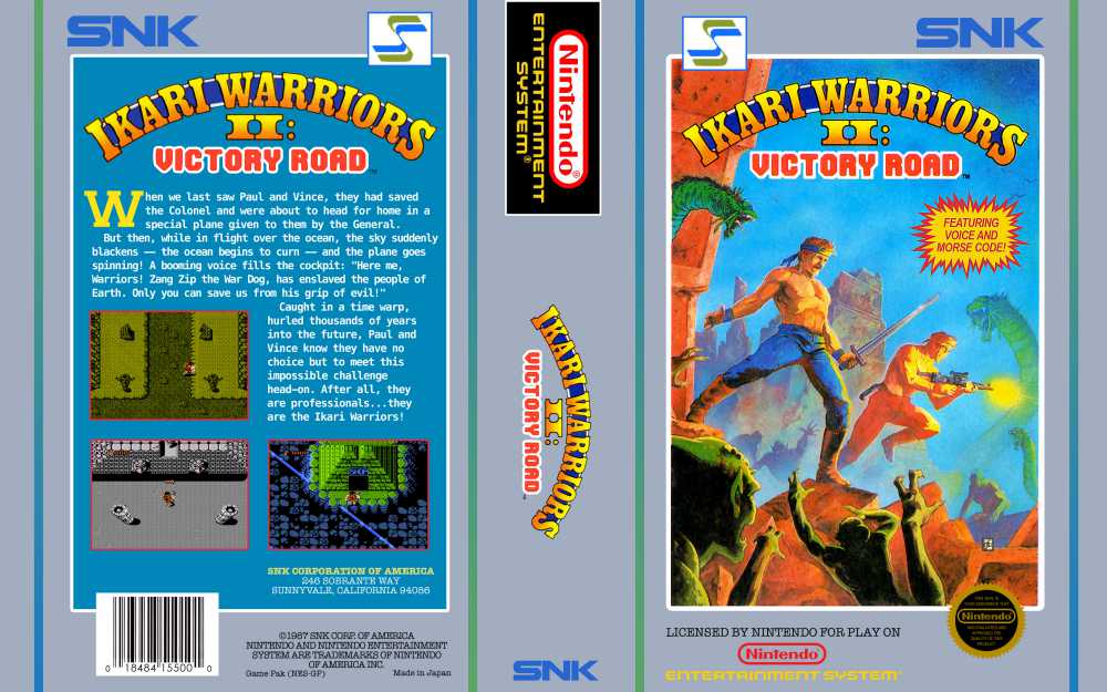 Ikari Warriors II: Victory Road - Nintendo NES | VideoGameX