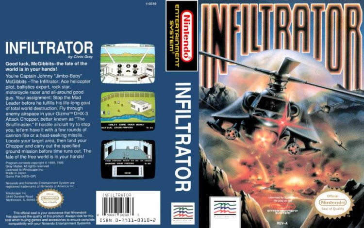 Infiltrator - Nintendo NES | VideoGameX