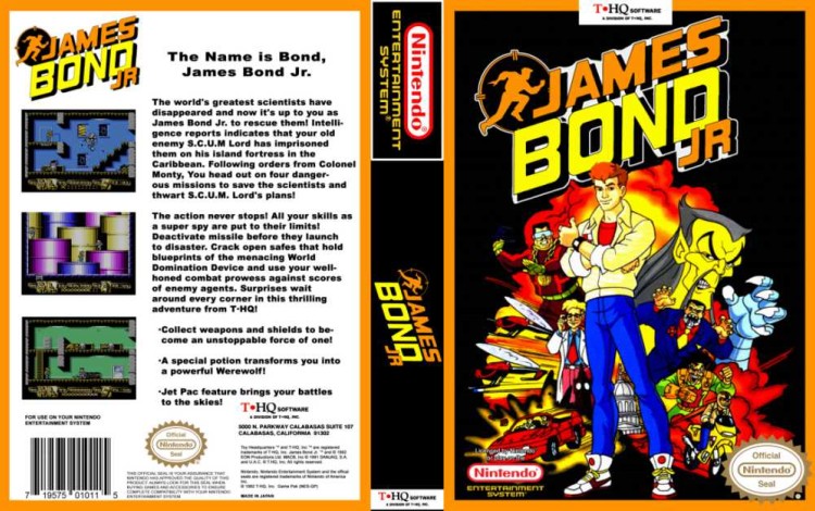 James Bond Jr. - Nintendo NES | VideoGameX