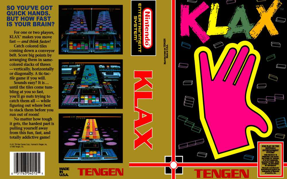 klax nes