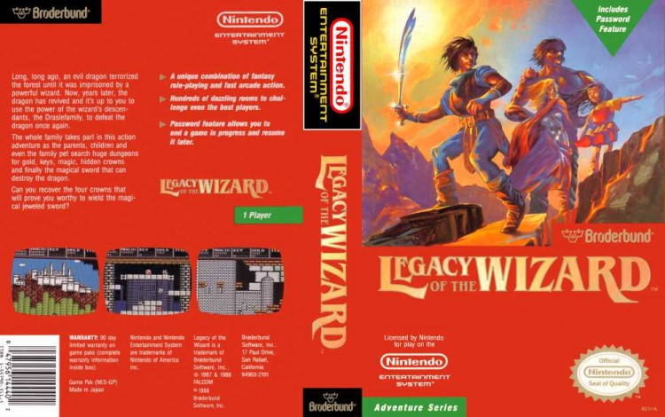 Legacy of the Wizard - Nintendo NES | VideoGameX